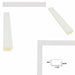 32x48 Frame Modern White Wash Wood Grain Picture Frame