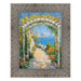 8x10 Frame Modern Wide Glitter Silver Gunmetal Picture Frame