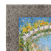 32x48 Frame Modern Wide Glitter Silver Gunmetal Picture Frame