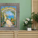 32x48 Frame Modern Wide Glitter Silver Gunmetal Picture Frame