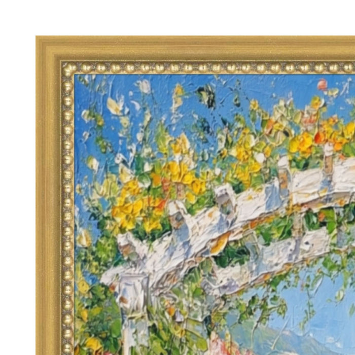 Narrow Bead Antique Gold Picture Frame Office Décor