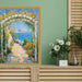 32x48 Frame Narrow Bead Antique Gold Picture Frame