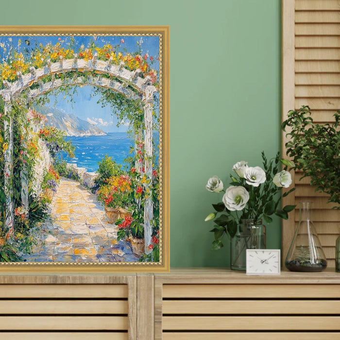 Narrow Bead Antique Gold Picture Frame Office Décor
