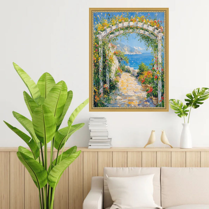 Narrow Bead Antique Gold Picture Frame Office Décor