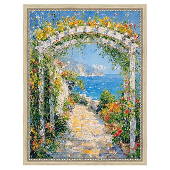 32x48 Frame Narrow Beaded Silver Scoop Picture Frame
