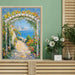 32x48 Frame Narrow Beaded Silver Scoop Picture Frame