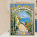 32x48 Frame Narrow Beaded Silver Scoop Picture Frame