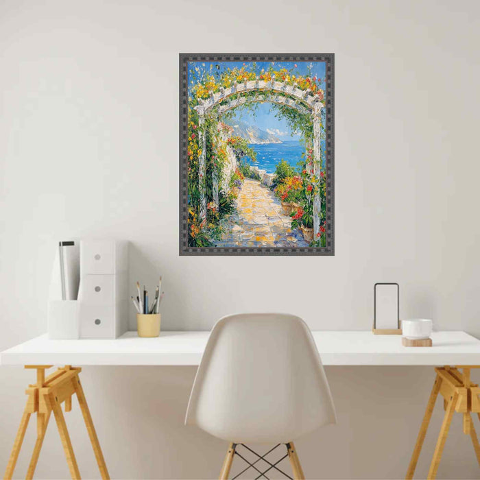 32x48 Frame Narrow Black Stars Picture Frame
