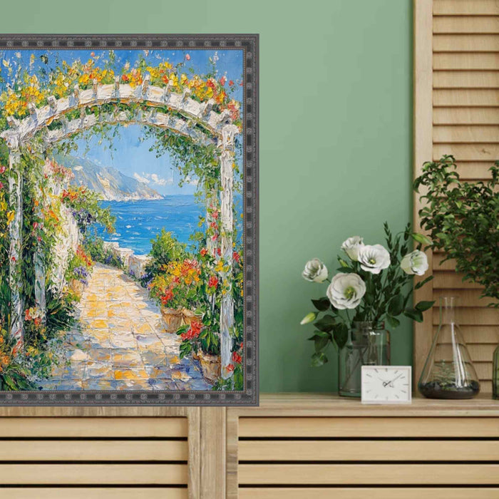20x24 Frame Narrow Black Stars Picture Frame