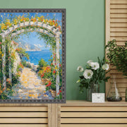 24x36 Frame Narrow Black Stars Picture Frame