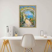 Narrow Gold Stars Picture Frame Office Décor