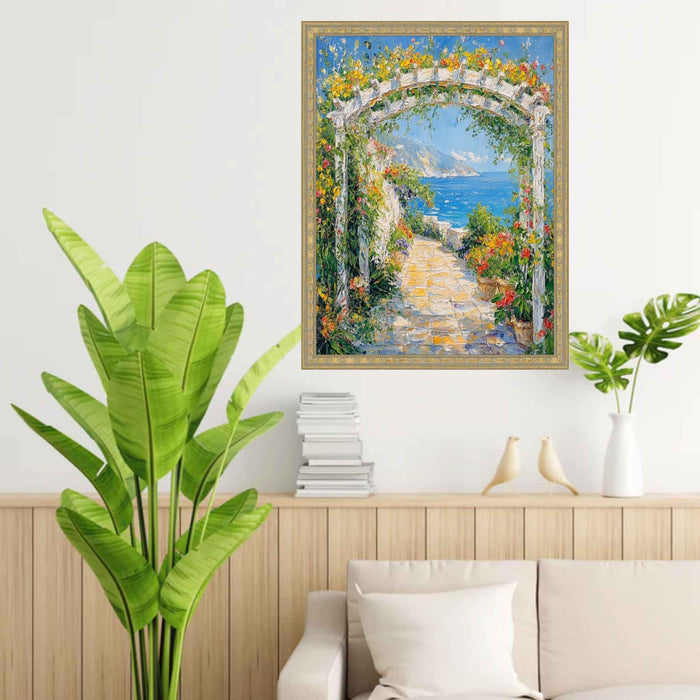 30x40 Frame Narrow Gold Stars Picture Frame