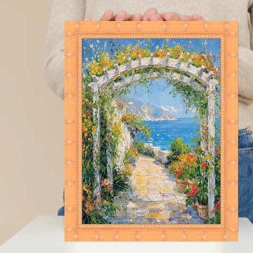 32x48 Frame Natural Wood Bamboo Picture Frame