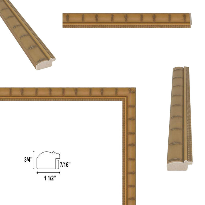 32x48 Frame Natural Wood Bamboo Picture Frame
