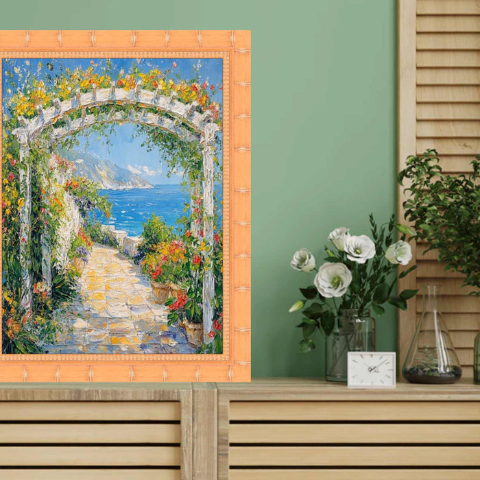 32x48 Frame Natural Wood Bamboo Picture Frame
