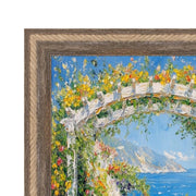 24x30 Frame Nautical Rope Dock Boat Rustic Brown Picture Frame