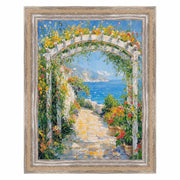 20x28 Frame Nautical Rope Dock Boat Rustic White Wash Picture Frame