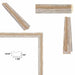 24x30 Frame Nautical Rope Dock Boat Rustic White Wash Picture Frame