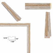 9x12 Frame Nautical Rope Dock Boat Rustic White Wash Picture Frame
