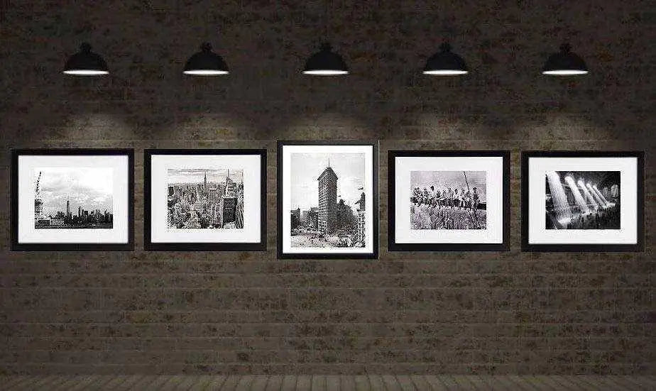 New York City Art Framed Black and White Photos Set of 5 Picture Frame Store New Jersey