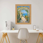30x40 Frame Oak Natural Wood Picture Frame -