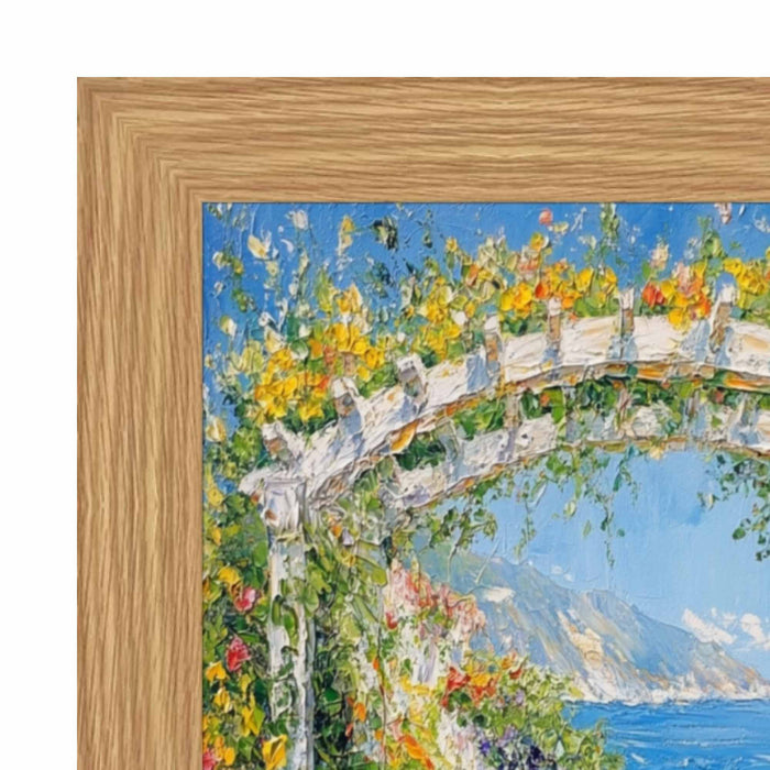 32x48 Frame Oak Natural Wood Picture Frame -
