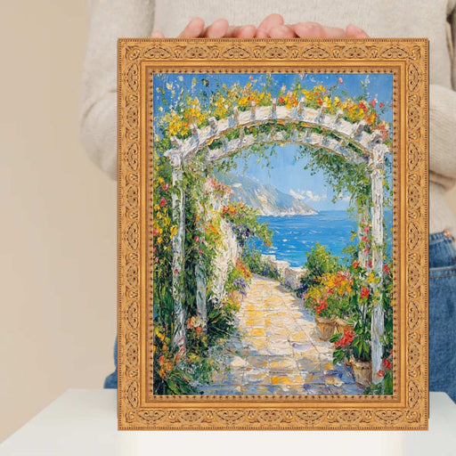 32x48 Frame Ornate Gold Baroque With Bead Picture Frame