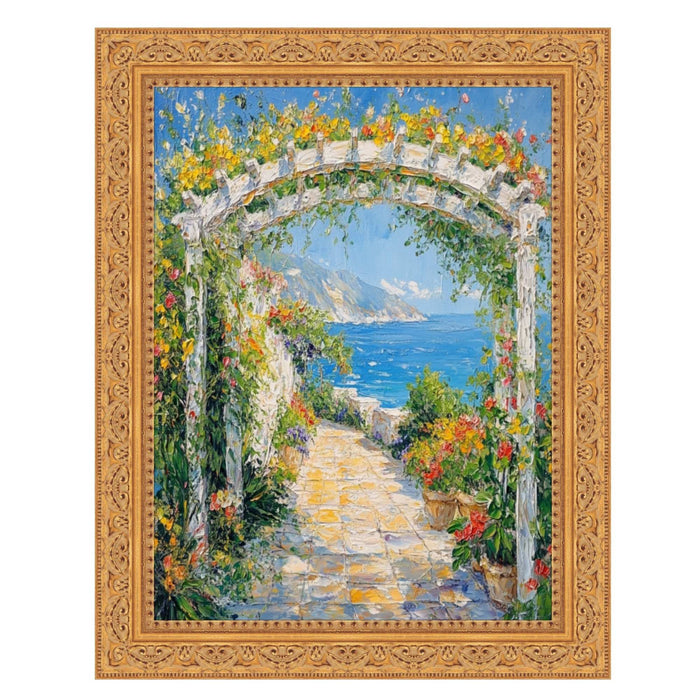 32x48 Frame Ornate Gold Baroque With Bead Picture Frame