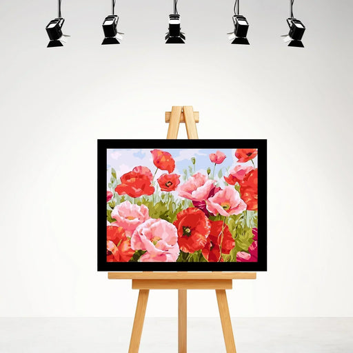 20 × 24 in Black Picture Frame for Paintby Numbers 50x60 cm Art