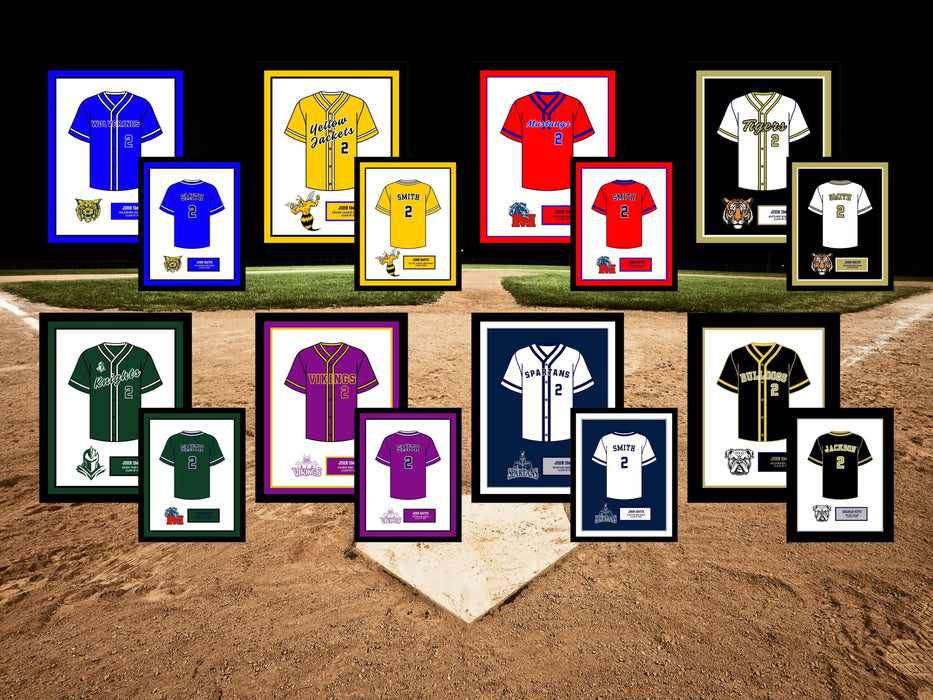 High School Softball Senior Night Girls Gift Picture frame Jersey 20x24 inch  shopmodernmemory.com 