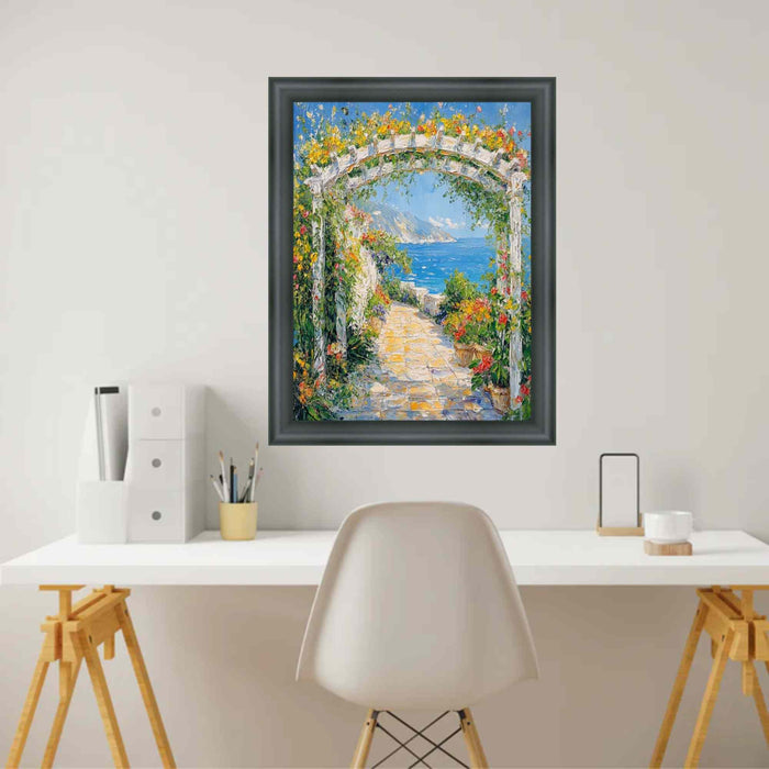 16x20 Frame Round Matte Black Picture Frame