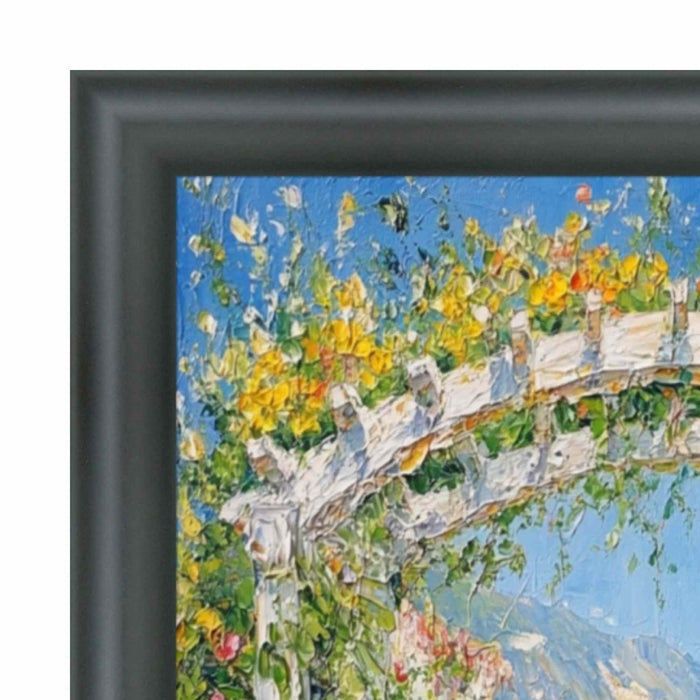 28x40 Frame Round Matte Black Picture Frame