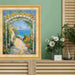 11x11 Frame Scoop Beaded Gold Picture Frame