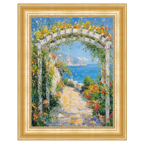 14x17 Frame Scoop Beaded Gold Picture Frame