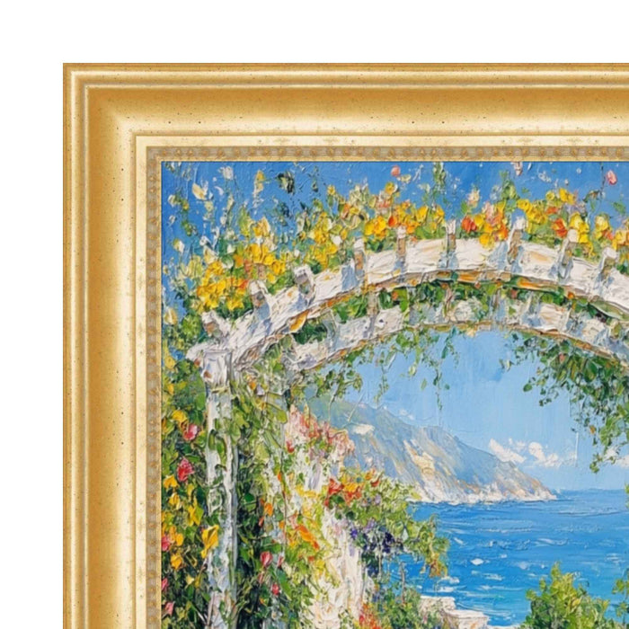 32x48 Frame Scoop Beaded Gold Picture Frame