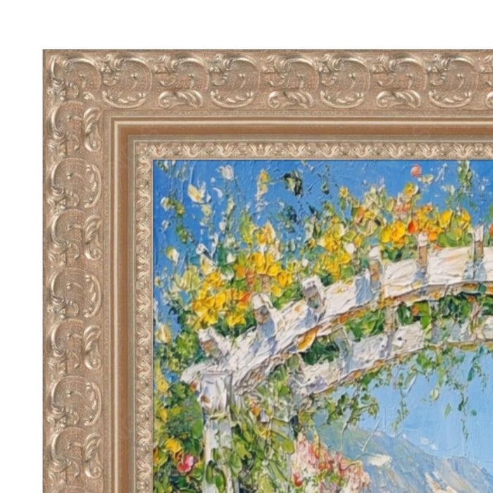 32x48 Frame Silver Baroque Ornate Picture Frame
