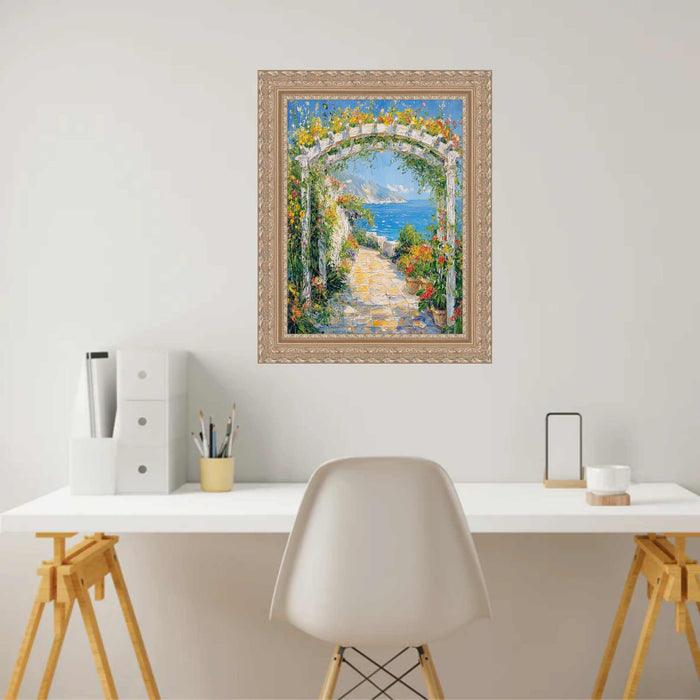Silver Baroque Ornate Picture Frame 