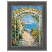 24x30 Frame Silver Gunmetal Pewter Scoop Picture Frame