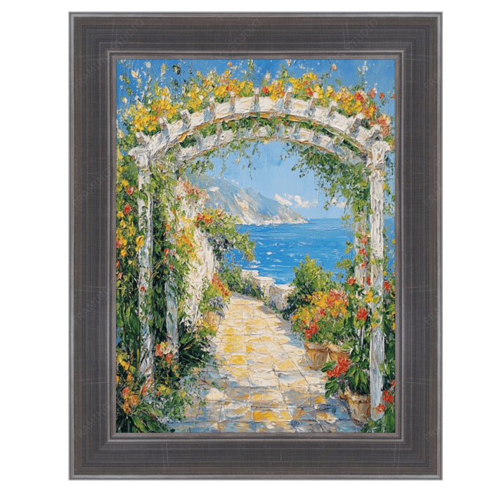 32x48 Frame Silver Gunmetal Pewter Scoop Picture Frame
