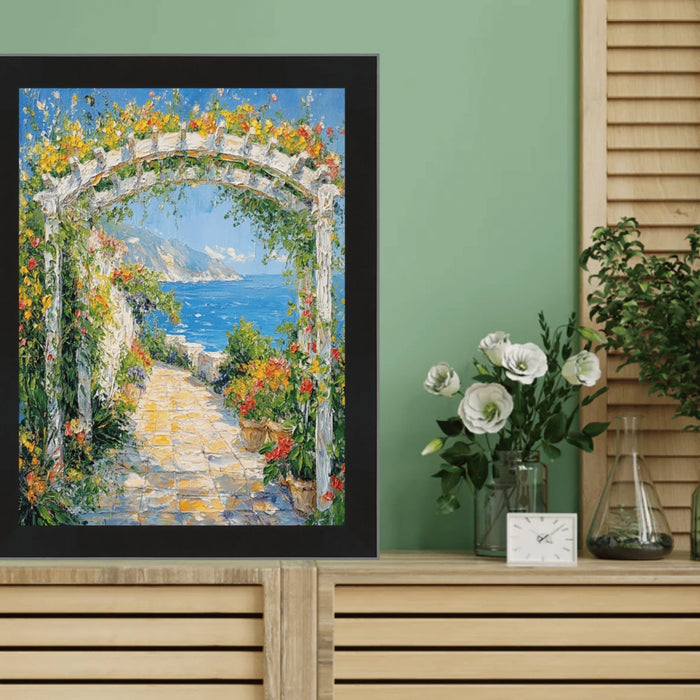 22x30 Frame Simple Flat Matte Black Wood Picture Frame