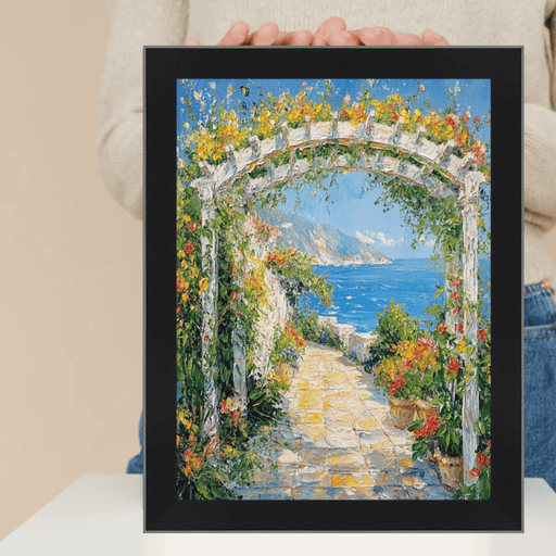 32x48 Frame Simple Flat Matte Black Wood Picture Frame