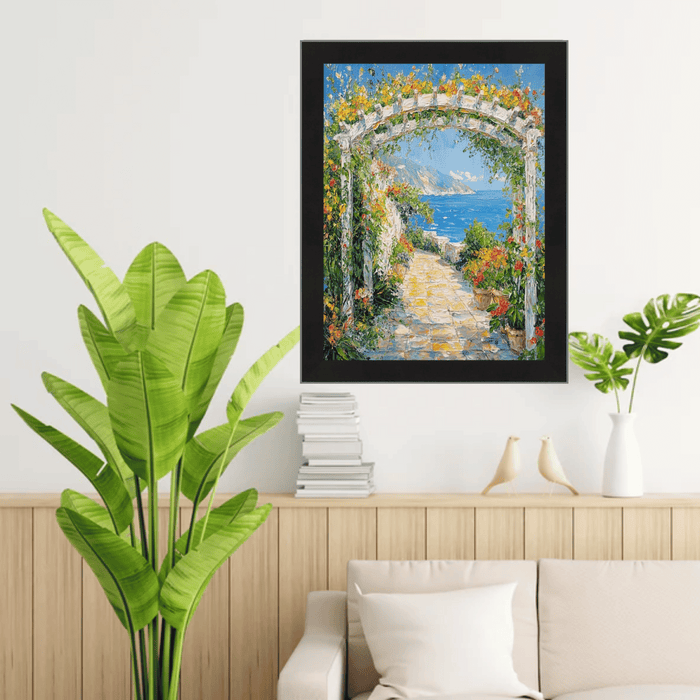 32x48 Frame Simple Flat Matte Black Wood Picture Frame