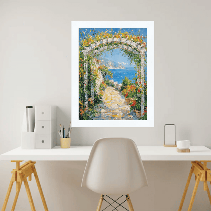 32x48 Frame Simple Flat Matte White Wood Picture Frame