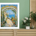 32x48 Frame Simple Flat Matte White Wood Picture Frame