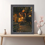 Black Ornate Antique Picture Frame Gallery Wall  shopmodernmemory.com 