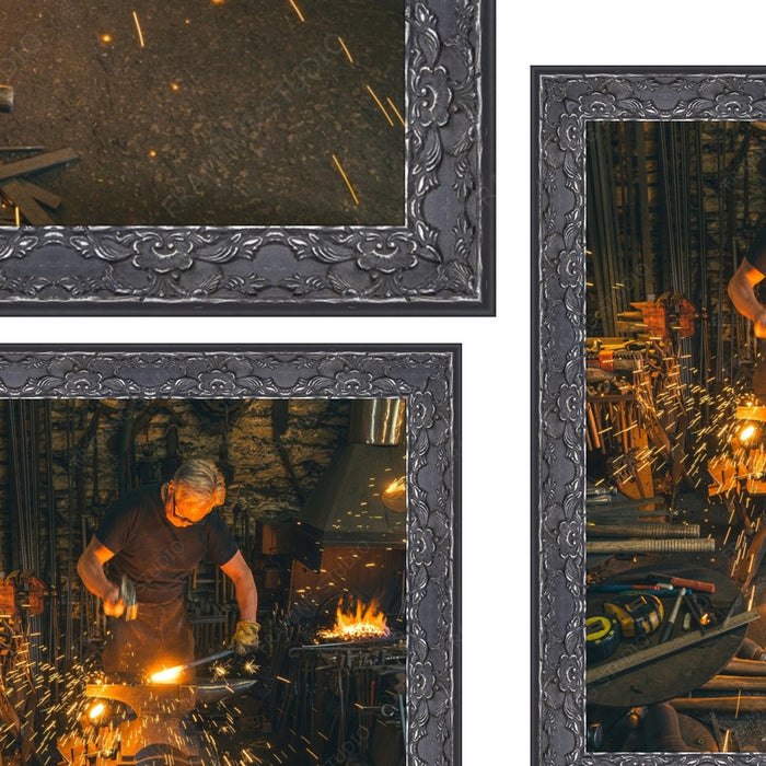 Black Ornate Antique Picture Frame Gallery Wall  shopmodernmemory.com 