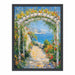 32x48 Frame Slim Black Ash Floral Picture Frame