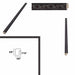 32x48 Frame Slim Black Ash Floral Picture Frame