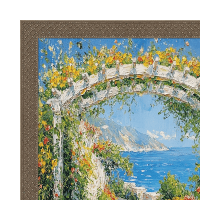 32x48 Frame Slim Cris Cross Gothic Aged Antique Silver Picture Frame