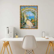24x30 Frame Gold Leaf Design Picture Frame Deco home 